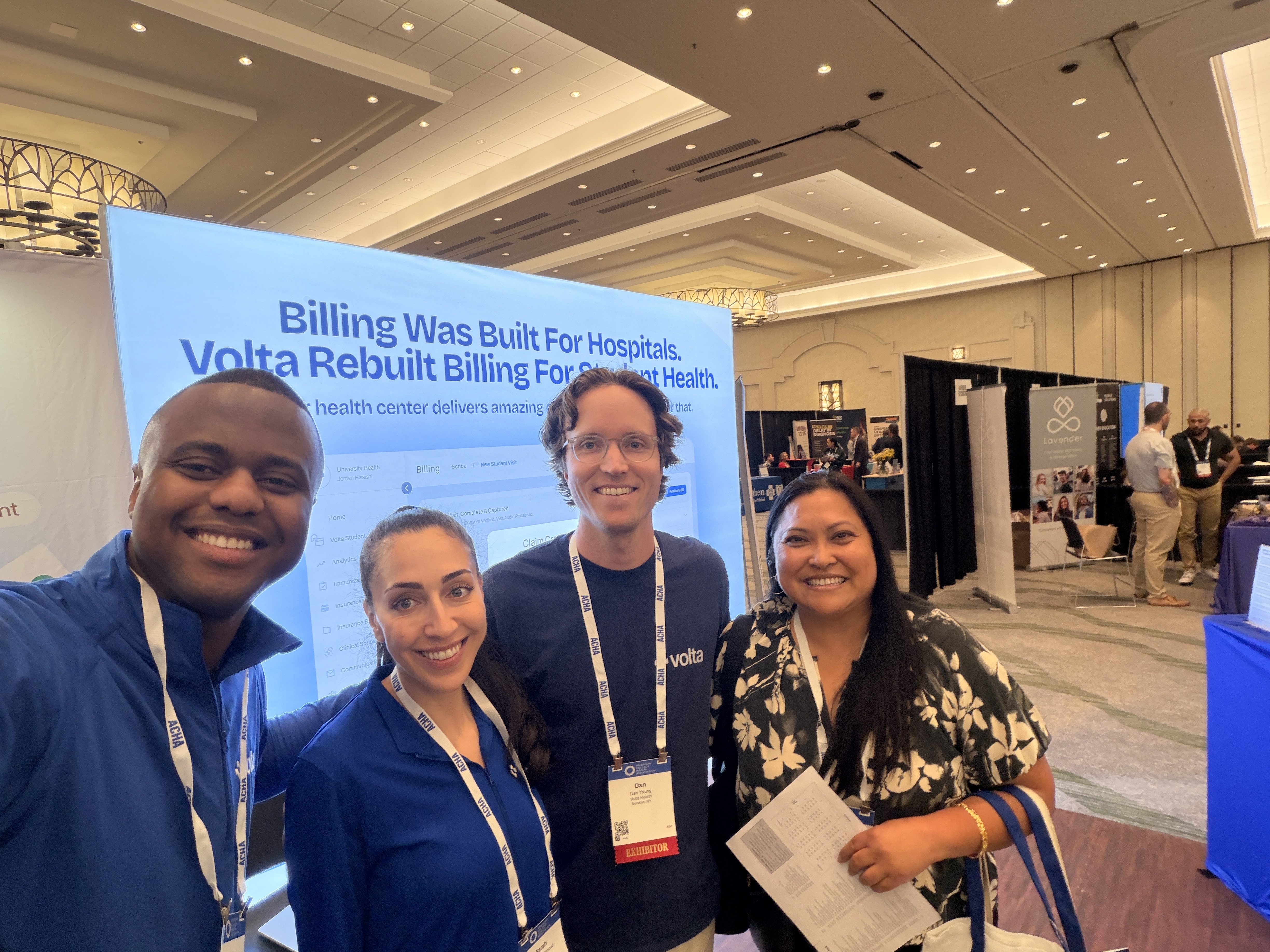 Volta Launched RCM/Billing at ACHA. Over 200 Schools Raised Their Hand.